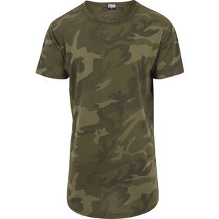 Urban Classics Lang Camouflage T-Shirt Oliven Camo