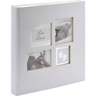 Little Foot Album grå-hvid - 28x30,5 cm (60 Hvide sider / 30 blade)