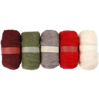 Kartet Uld, natur, 5x100 g/ 1 pk.