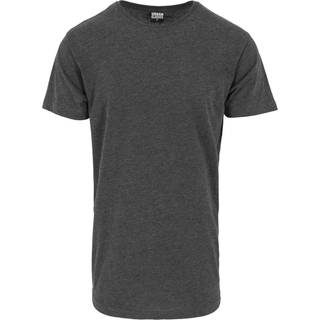 URBAN CLASSICS Shaped Long Tee Charcoal