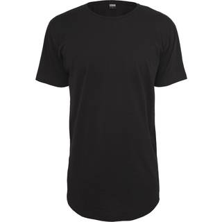 URBAN CLASSICS Shaped Long Tee Black
