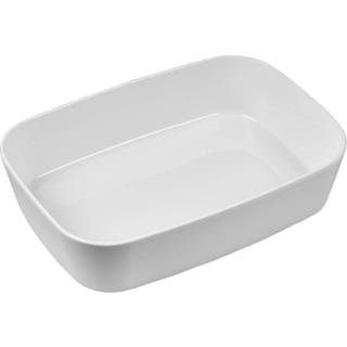 Modula Ovnfast fad fra Rosti - Hvid farve - Porcelæn