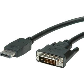 VALUE DisplayPort Kabel, DP - DVI (24 + 1), 3,0m, Sort