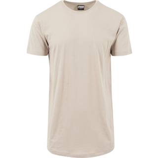URBAN CLASSICS Shaped Long Tee Sand
