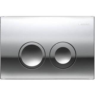 Geberit betjeningsplade delta21, krom