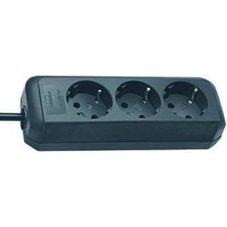 Nedis Stikkontakt 3-vejs, Eco Line, 1,5m - Sort