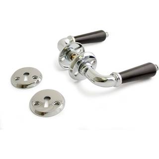 Habo Madrid dørgreb inkl. nøgleskilt, sort/krom