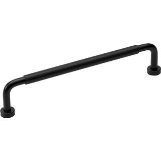 Beslag Design Lounge greb, 160 mm, sort/sort læder