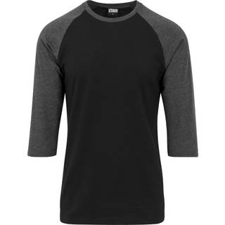 Urban Classics Raglan 3/4 sleeve Blk/Cha