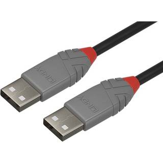 LINDY USB 2.0 Kabel Typ A Anthra Line 0.5m