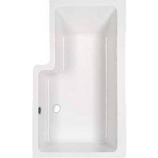 Strømberg Quantum Showerbath Badekar 150x85, Carronite - Højrevendt