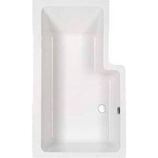Strømberg Quantum Showerbath Badekar 150x85, Carronite - Venstrevendt