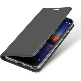 DUX DUCIS Skin Pro Series Nokia 3.1 mobiletui i kunstlæder med lækker blød overfalde samt kortlomme - Mørkeblå