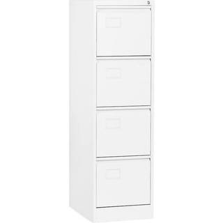 Arkivskab Filing 4 skuffer Hvid