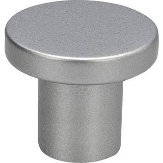 Beslag Design 2078 knop, Ø25 mm, rustfrit stål look