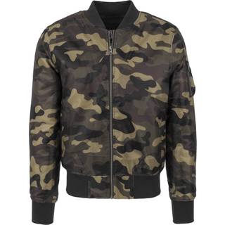 Urban Classics Bomberjakke i Camouflage Woodland