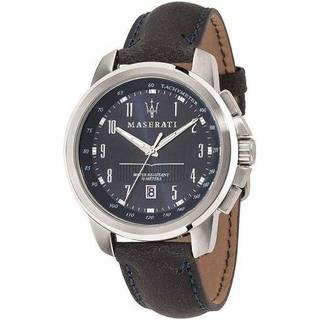 Maserati R8851121003 Successo Blå/Læder Ø44 mm
