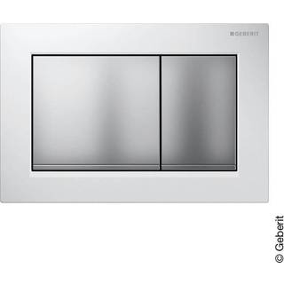 Geberit betjeningsplade Omega 30 i hvid/mat/mat