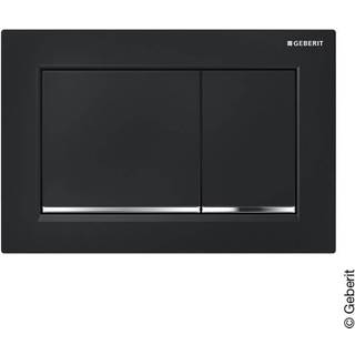 Geberit Betjeningsplade Omega30, sort/krom/sort