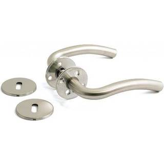 Habo dørgreb 19mm l-form med bue rustfri