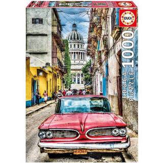 Vintage Car in Old Havana - 1000 brikker