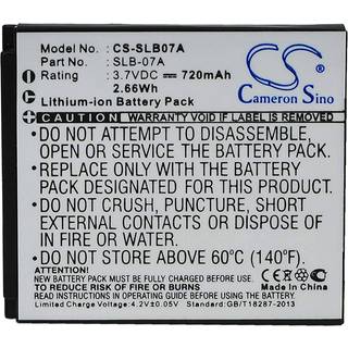 Batteri til SLB-07A erstatningsbatteri