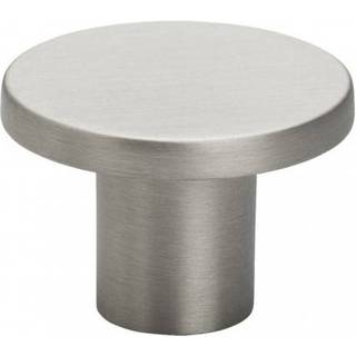 Beslag Design Como knop, Ø26 mm, rustfrit stål look