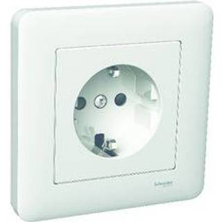 Schneider Electric Vægboks, jordet, 1-vejs, med helkappe, Exxact