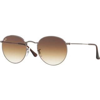 Ray - Ban Mand RB3447N ROUND METAL 004/51 Solbriller Metal Grå Rund Normal Skygge