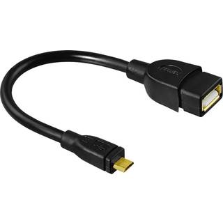 Hama Adapter USB-Micro OTG Hona-Hane Guld Svart