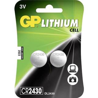 CR2430 3V Knapcelle 2-pak