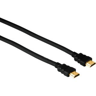 Hama Kabel HDMI A-A Guld Svart 2.0m