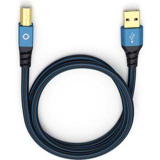 Oehlbach USB-kabel USB 2.0 USB-A-hanstik, USB-B-hanstik