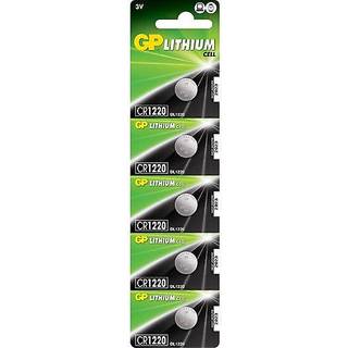 GP Mini CR1220 knapcellebatterier - 5 stk.
