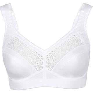 Swegmark Cotton Star Soft Bra - White - B 95