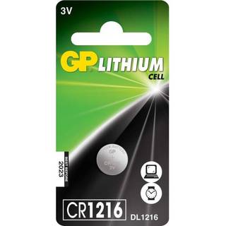 GP CR1216 Lithium knapcellebatteri - 1 stk.