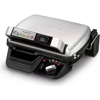 Tefal SuperGrill Timer GC451 Grill 2000W Sølv