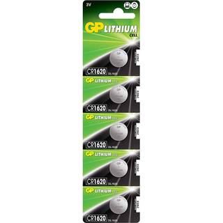 Batterier - CR1620 - knapcelle batteri - 3V - 5 Pak
