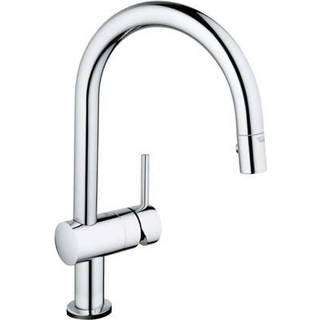 GROHE Flair Touch køkkenarmatur C-tud med bruser mousseur krom