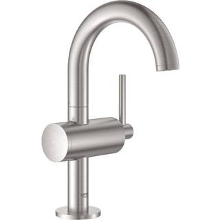 GROHE Atrio New Classic etgrebs håndvaskarmatur, 125 mm tud, m/løft-op bv, SuperSteel