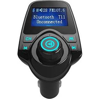 T11 Bluetooth FM transmitter og billader med indbygget mikrofon