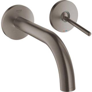 Grohe Atrio New udv. håndvask 2-huls håndvaskbatteri, Børstet Hard Graphite Vægmonteret