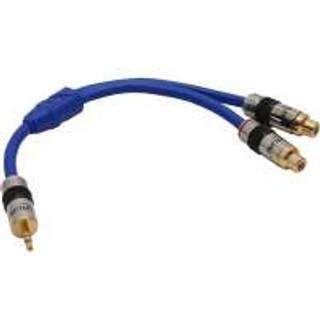 3.5mm minijack han / 2 x RCA phono hun - 0.25 m
