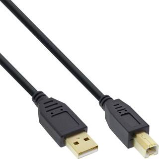 USB kabel 2.0 - USB-A han / USB-B han - Trans - 10 m