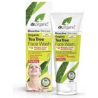 Dr. Organic Tea Tree Face Wash - 200 ml