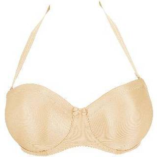 PrimaDonna Satin Non Padded Strapless Bra - Beige - F 75