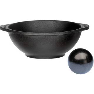 Skeppshult Gusseisenschale 21 cm mit Senfkugel - Schwarz