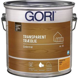 Gori 111 transparent træolie cedertræ 2,5 liter (På lager i varehus)