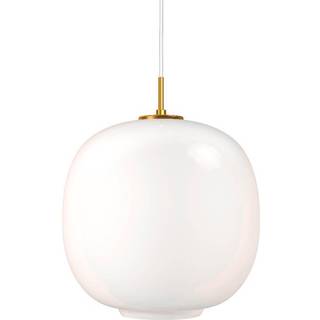 Louis Poulsen VL 45 Radiohuspendel - Opal White & Brass Ø370