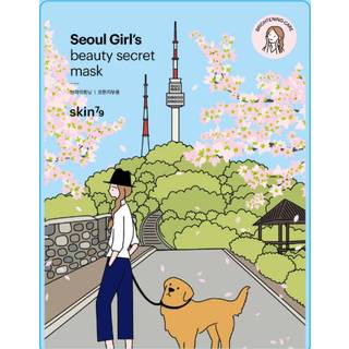 Skin79 Seoul Girl&#39;s Beauty Secret Lysnende og fugtgivende sheetmaske 20 g - 20 g